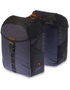 Doppelpacktasche Basil Miles Double Bag 34 liter 34 x 19 x 43 cm - Schwarz/Grau