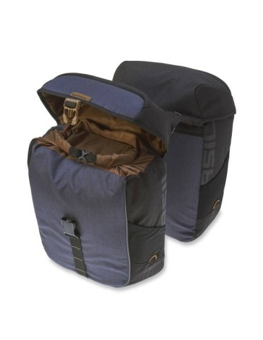 Doppelpacktasche Basil Miles Double Bag 34 liter 34 x 19 x 43 cm - Schwarz/Grau