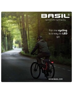 Rucksack Basil Miles Daypack Nordlicht 17 Liter 31 x 17 x 44 cm - Schwarz