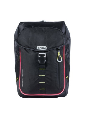 Rucksack Basil Miles Daypack Nordlicht 17 Liter 31 x 17 x 44 cm - Schwarz