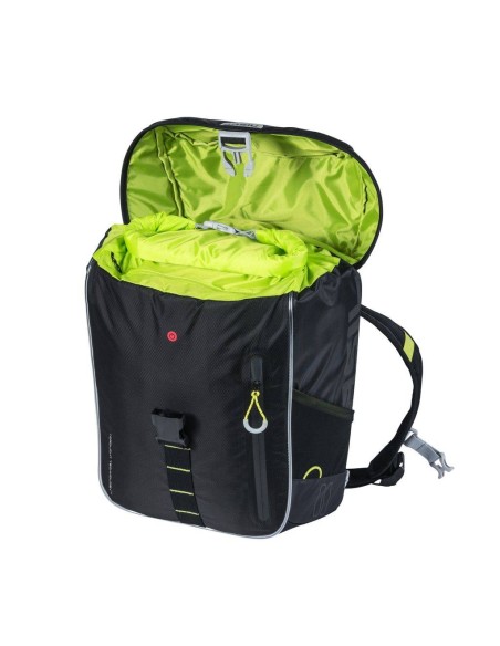 Rucksack Basil Miles Daypack Nordlicht 17 Liter 31 x 17 x 44 cm - Schwarz