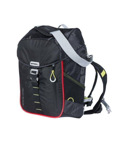 Rucksack Basil Miles Daypack Nordlicht 17 Liter 31 x 17 x 44 cm - Schwarz