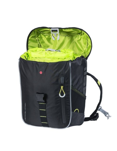 Rucksack Basil Miles Daypack Nordlicht 17 Liter 31 x 17 x 44 cm - Schwarz