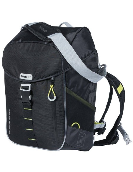 Rucksack Basil Miles Daypack Nordlicht 17 Liter 31 x 17 x 44 cm - Schwarz