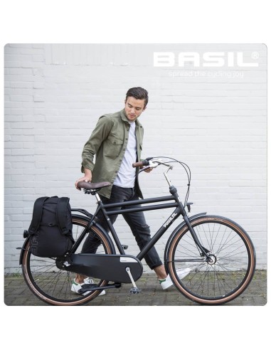 Rucksack Basil Flex Backpack 17 Liter 33 x 17 x 52 cm - Schwarz