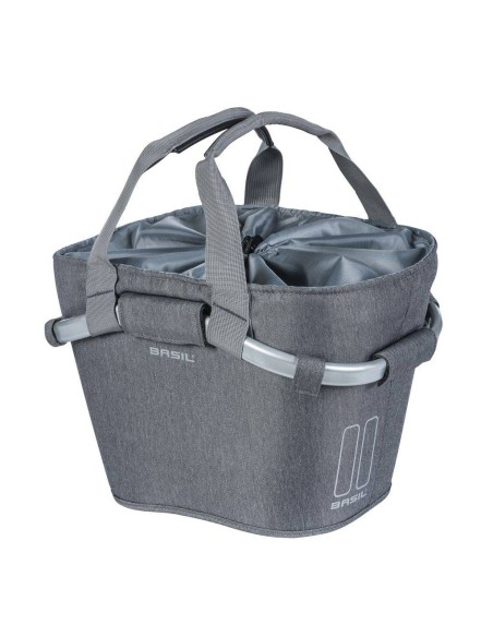 Fahrradkorb für vorne Basil 2day Carry All 15 Liter 28 x 37 x 25 cm - Grau
