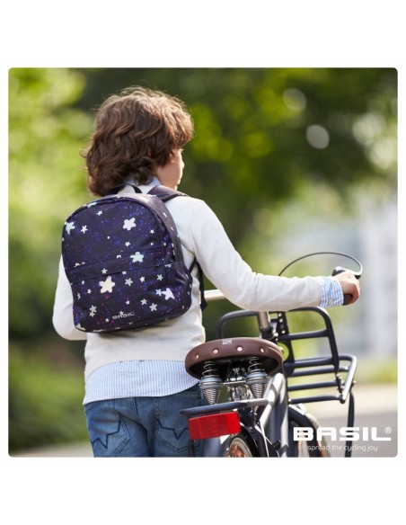 Rucksack Basil Stardust 8 Liter  26 x 15 x 29 cm - nightshade