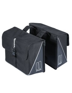 Doppelpacktasche Basil Forte 35 Liter 41 x 15 x 34 cm - Schwarz