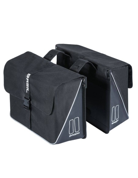 Doppelpacktasche Basil Forte 35 Liter 41 x 15 x 34 cm - Schwarz