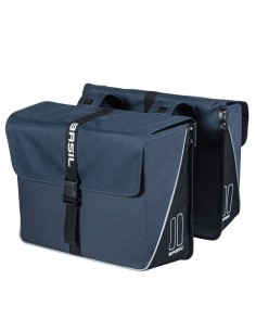 Doppelpacktasche Basil Forte 35 Liter 41 x 15 x 34 cm - Marineblau/Schwarz