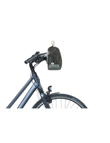 Lenkertasche Basil Bohème City Bag 8 Liter  32 x 12 x 23 cm - Schwarz