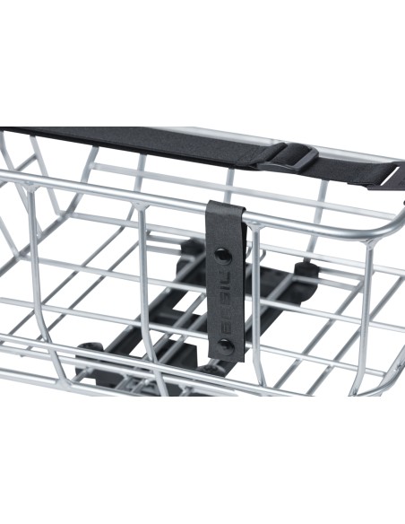 Fahrradkorb Basil Portland Rear MIK 25 liter 43 x 36 x 22 cm - Chrom