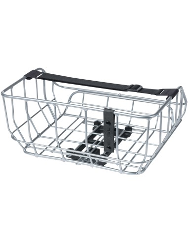 Fahrradkorb Basil Portland Rear MIK 25 liter 43 x 36 x 22 cm - Chrom