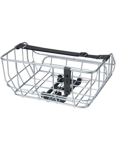 Fahrradkorb Basil Portland Rear MIK 25 liter 43 x 36 x 22 cm - Chrom