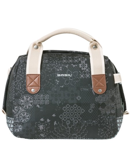 Lenkertasche Basil Bohème City Bag 8 Liter  32 x 12 x 23 cm - Schwarz