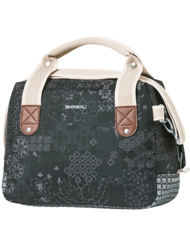Lenkertasche Basil Bohème City Bag 8 Liter  32 x 12 x 23 cm - Schwarz