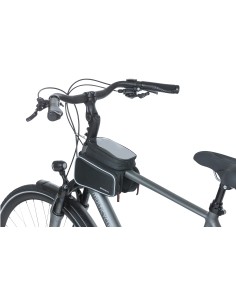 Rahmentasche Basil Top Tube Sport Design Double 1,5 Liter 20 x 13 x 17 cm - Schwarz
