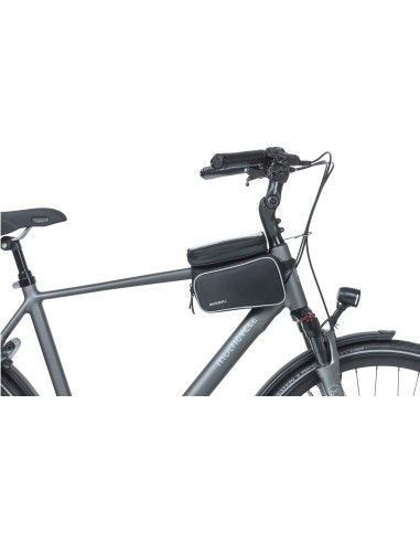 Rahmentasche Basil Top Tube Sport Design Double 1,5 Liter 20 x 13 x 17 cm - Schwarz