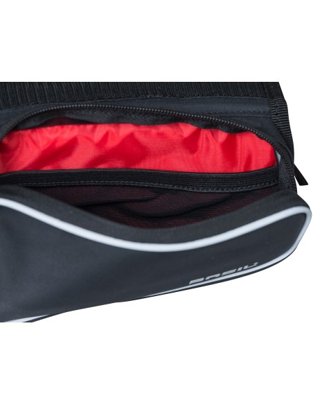 Rahmentasche Basil Top Tube Sport Design Double 1,5 Liter 20 x 13 x 17 cm - Schwarz