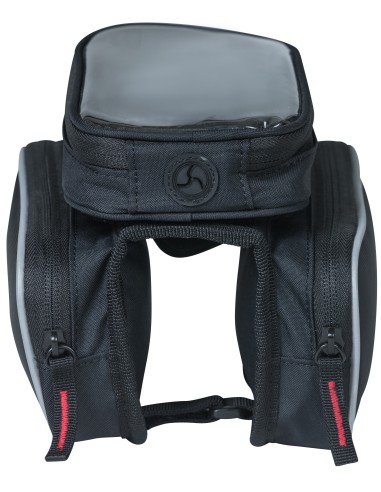 Rahmentasche Basil Top Tube Sport Design Double 1,5 Liter 20 x 13 x 17 cm - Schwarz