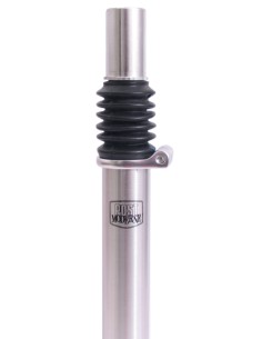 Federsattelstütze (Kerzen) ø27,2mm / 350mm Aluminium - Silber