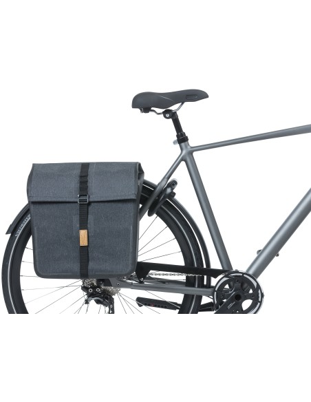Doppelpacktasche Basil Urban Dry 50 Liter 36 x 17 x 42 cm - Charcoal Melee