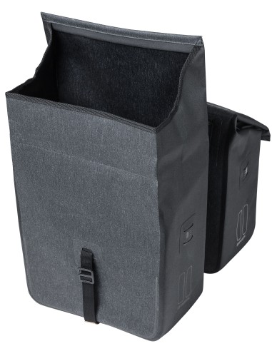 Doppelpacktasche Basil Urban Dry 50 Liter 36 x 17 x 42 cm - Charcoal Melee