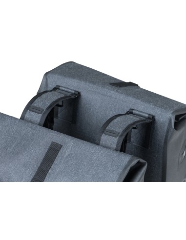 Doppelpacktasche Basil Urban Dry 50 Liter 36 x 17 x 42 cm - Charcoal Melee