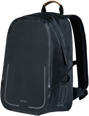 Rucksack Basil Urban Dry Backpack 18 Liter 27 x 16 x 45 cm - Mattschwarz