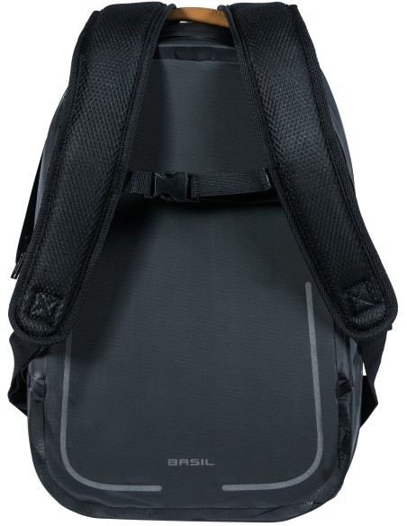 Rucksack Basil Urban Dry Backpack 18 Liter 27 x 16 x 45 cm - Mattschwarz