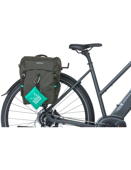 Fahrradtasche Basil Discovery 365D 9 Liter 30 x 14 x 31 cm - Schwarz Melee