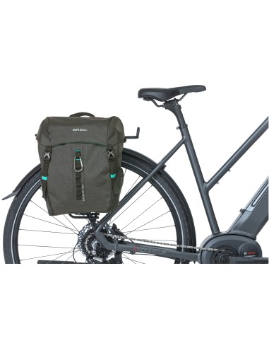Fahrradtasche Basil Discovery 365D 9 Liter 30 x 14 x 31 cm - Schwarz Melee