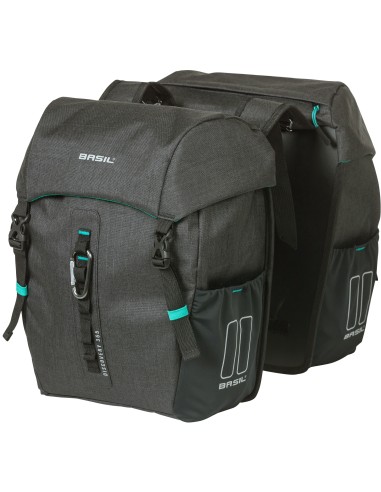 Doppelpacktasche Basil Discovery 365D 18 Liter 30 x 15 x 31 cm - Black Melee