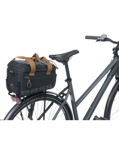 Tasche für Gepäckträger Basil Miles Trunkbag 7 Liter 32 x 19 x 21 cm - Black Slate