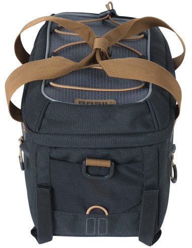 Tasche für Gepäckträger Basil Miles Trunkbag 7 Liter 32 x 19 x 21 cm - Black Slate