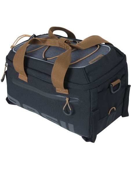 Tasche für Gepäckträger Basil Miles Trunkbag 7 Liter 32 x 19 x 21 cm - Black Slate