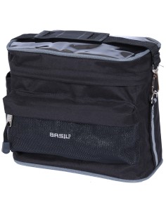 Lenkertasche Basil Mali 8 Liter 26 x 17 x 22 cm - Schwarz