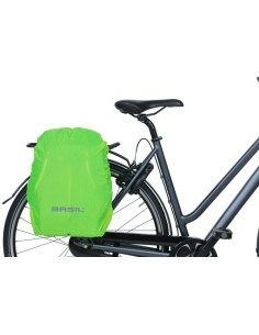Rucksack für 13"  laptop Basil B-Safe Commuter Nordlicht 13 Liter 26 x 13 x 40 cm - Olivengrün