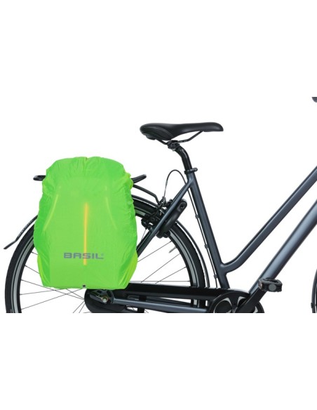 Rucksack für 13"  laptop Basil B-Safe Commuter Nordlicht 13 Liter 26 x 13 x 40 cm - Olivengrün