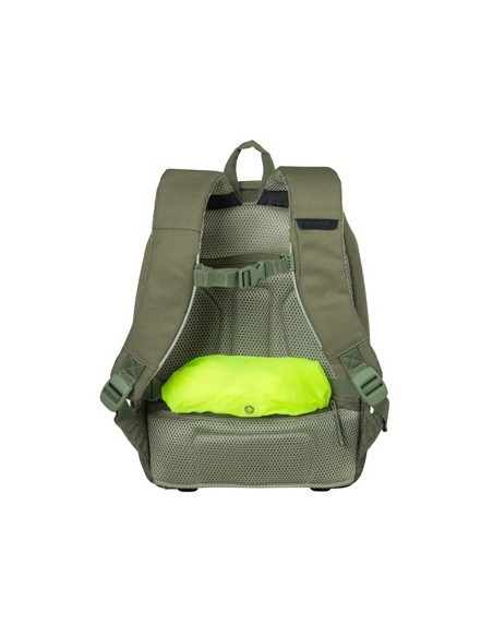 Rucksack für 13"  laptop Basil B-Safe Commuter Nordlicht 13 Liter 26 x 13 x 40 cm - Olivengrün