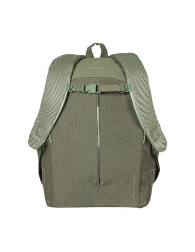 Rucksack für 13"  laptop Basil B-Safe Commuter Nordlicht 13 Liter 26 x 13 x 40 cm - Olivengrün
