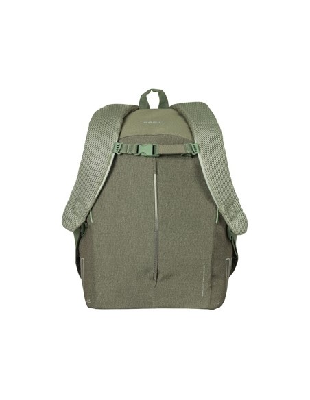 Rucksack für 13"  laptop Basil B-Safe Commuter Nordlicht 13 Liter 26 x 13 x 40 cm - Olivengrün
