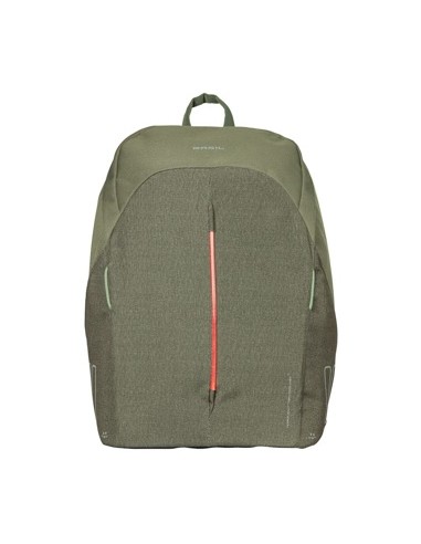 Rucksack für 13"  laptop Basil B-Safe Commuter Nordlicht 13 Liter 26 x 13 x 40 cm - Olivengrün