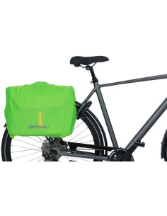 Buro Fahrradtasche Basil B-Safe Commuter Nordlicht 17 Liter 41 x 14 x 32 cm - Olivegrün