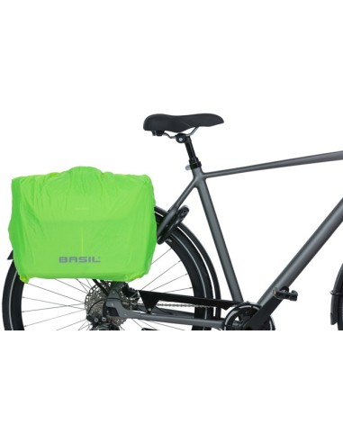 Buro Fahrradtasche Basil B-Safe Commuter Nordlicht 17 Liter 41 x 14 x 32 cm - Olivegrün