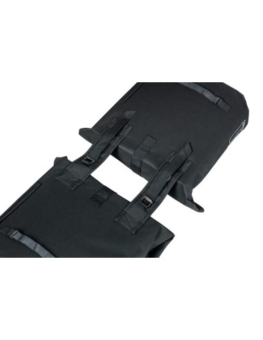 Doppelpacktasche Basil City 28 bis 32 Liter 30 x 18 x 49 cm - Schwarz