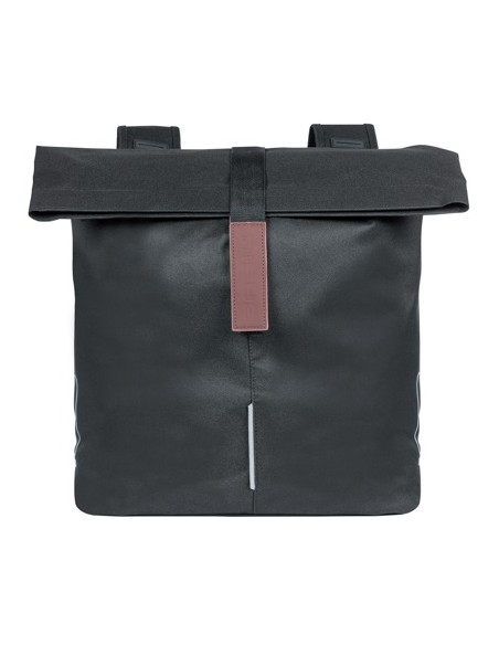 Doppelpacktasche Basil City 28 bis 32 Liter 30 x 18 x 49 cm - Schwarz