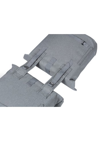 Doppelpacktasche Basil City 28 bis 32 Liter 30 x 18 x 49 cm - Grau Meli