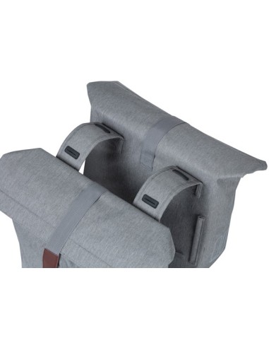 Doppelpacktasche Basil City 28 bis 32 Liter 30 x 18 x 49 cm - Grau Meli