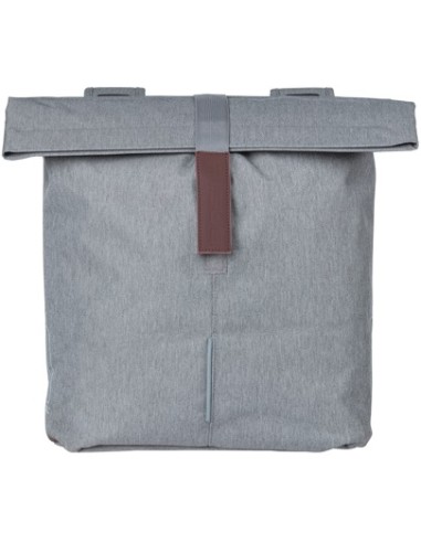 Doppelpacktasche Basil City 28 bis 32 Liter 30 x 18 x 49 cm - Grau Meli
